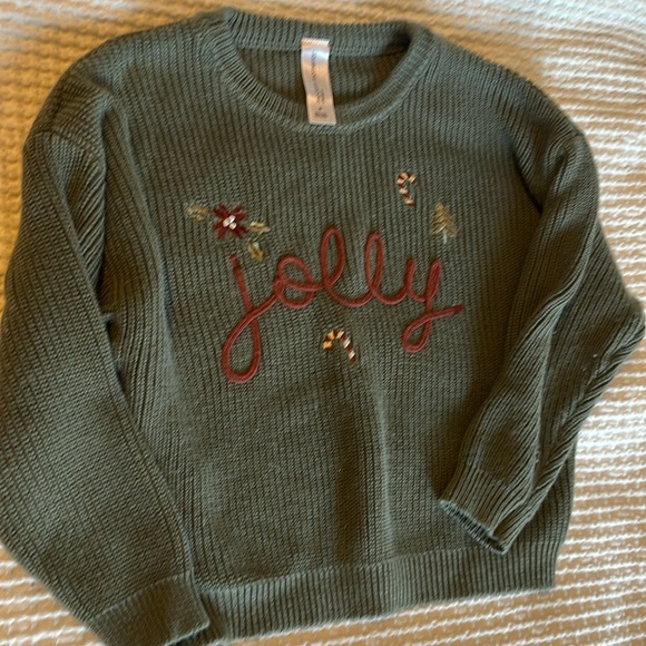 “Jolly” girls Xmas sweater - Picture 1 of 3